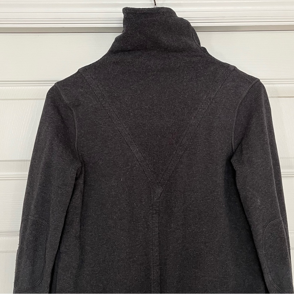 {Lululemon} Gratitude Wrap Jacket in Heathered Black - Women's 6 - Picture 8 of 13